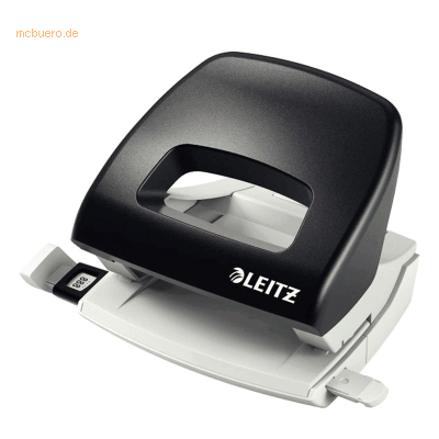 Leitz Locher Topstyle 1,6mm mit Anschlagschiene schwarz in Blisterverp Leitz Locher Topstyle 1,6mm mit Anschlagschiene schwarz in Blisterverp