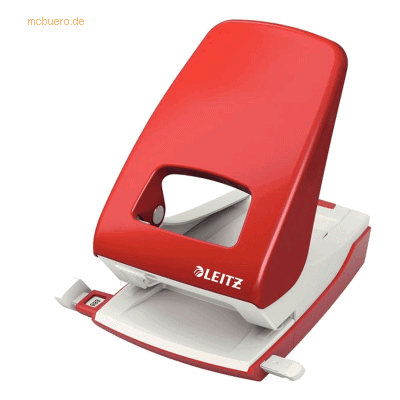 Leitz Registraturlocher 4,0mm mit Anschlagschiene rot in Blisterverpac Leitz Registraturlocher 4,0mm mit Anschlagschiene rot in Blisterverpac