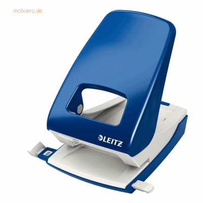 Leitz Registraturlocher 4,0mm mit Anschlagschiene blau in Blisterverpa Leitz Registraturlocher 4,0mm mit Anschlagschiene blau in Blisterverpa