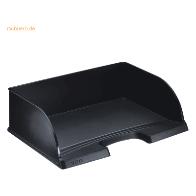 Leitz Briefablage Jumbo Plus A4 quer schwarz Leitz Briefablage Jumbo Plus A4 quer schwarz