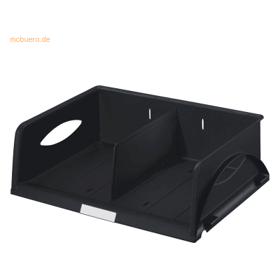 Leitz Ablagekorb Sorty quer A4/C4 405x125x300mm schwarz Leitz Ablagekorb Sorty quer A4/C4 405x125x300mm schwarz