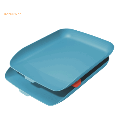Leitz Briefkorb Cosy Set A4 Polystyrol VE=2 Stück blau Leitz Briefkorb Cosy Set A4 Polystyrol VE=2 Stück blau