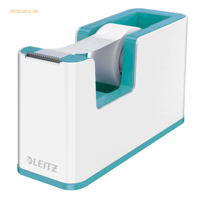 Leitz Klebeband-Abroller Wow Duo Colour weiß/eisblau Leitz Klebeband-Abroller Wow Duo Colour weiß/eisblau
