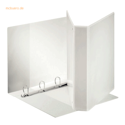 Esselte Präsentationsringbuch A4 4 Ringe 40mm weiß Esselte Präsentationsringbuch A4 4 Ringe 40mm weiß