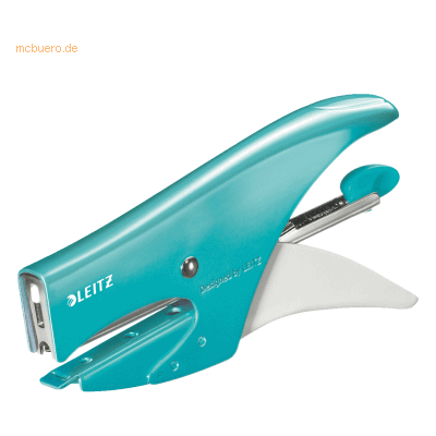 Leitz Heftzange Wow Heftleistung 15 Blatt eisblau Leitz Heftzange Wow Heftleistung 15 Blatt eisblau