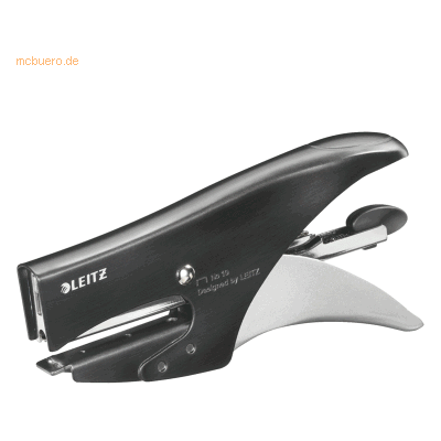 Leitz Heftzange Style Nr. 10 bis 15 Blatt satin schwarz Leitz Heftzange Style Nr. 10 bis 15 Blatt satin schwarz
