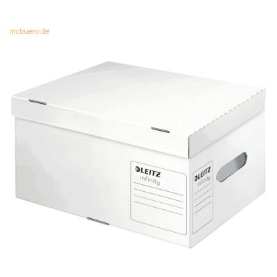 Leitz Archivbox Infinity A4 mit Deckel weiß Leitz Archivbox Infinity A4 mit Deckel weiß