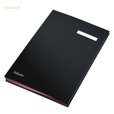 Esselte Unterschriftsmappe A4 PP 20 Fächer schwarz Esselte Unterschriftsmappe A4 PP 20 Fächer schwarz