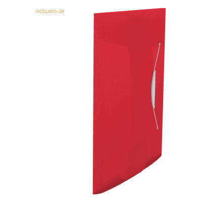 10 x Esselte Dokumentenmappe Vivida A4 PP bis 150 Blatt tranluzent rot 10 x Esselte Dokumentenmappe Vivida A4 PP bis 150 Blatt tranluzent rot