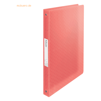 4 x Esselte Ringbuch Colour'Breeze A4 PP Softcover 4 Ringe 25mm korall 4 x Esselte Ringbuch Colour'Breeze A4 PP Softcover 4 Ringe 25mm korall