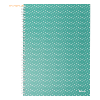 4 x Esselte Collegeblock Colour'Breeze A4 kariert 80 Blatt grün 4 x Esselte Collegeblock Colour'Breeze A4 kariert 80 Blatt grün