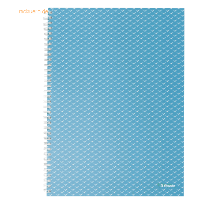 4 x Esselte Collegeblock Colour'Breeze A4 liniert 80 Blatt blau 4 x Esselte Collegeblock Colour'Breeze A4 liniert 80 Blatt blau
