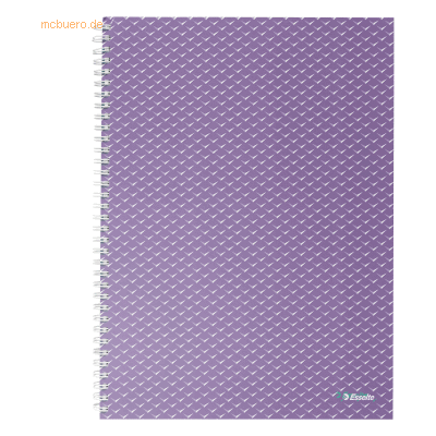 4 x Esselte Collegeblock Colour'Breeze A4 liniert 80 Blatt lavendel 4 x Esselte Collegeblock Colour'Breeze A4 liniert 80 Blatt lavendel