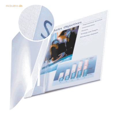 Leitz Buchbindemappe impressBind Soft Cover 3,5mm weiß VE=10 Stück Leitz Buchbindemappe impressBind Soft Cover 3,5mm weiß VE=10 Stück