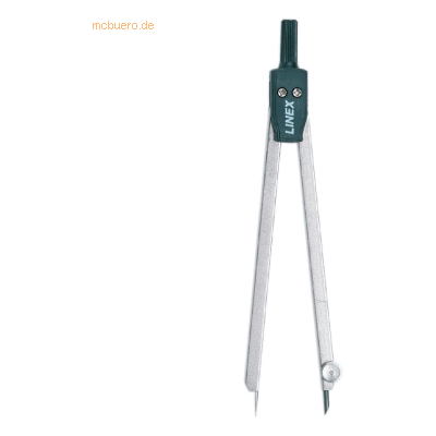 Linex Schulzirkel 14cm Metall + Minen silber Linex Schulzirkel 14cm Metall + Minen silber