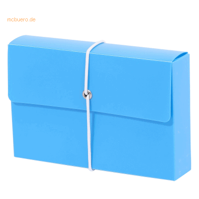 12 x M+M Karteibox A7 mit Gummiband gefüllt ocean-blue 12 x M+M Karteibox A7 mit Gummiband gefüllt ocean-blue