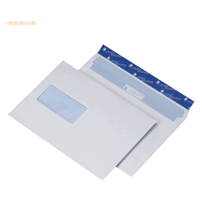 Mailmedia Versandtaschen C5 haftklebend mit Fenster 100g/qm weiß VE=50 Mailmedia Versandtaschen C5 haftklebend mit Fenster 100g/qm weiß VE=50