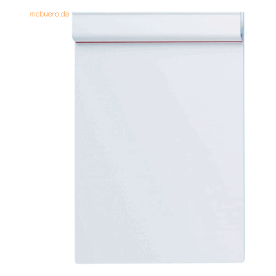 Maul A3 Schreibplatte Kunststoff Klemmer kurze Seite weiß Maul A3 Schreibplatte Kunststoff Klemmer kurze Seite weiß