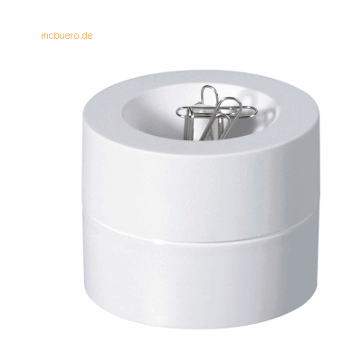 Maul Klammernspender magnetisch weiß Maul Klammernspender magnetisch weiß