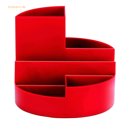 Maul Rundbox Durchmesser 14cm Höhe 12,5cm rot Maul Rundbox Durchmesser 14cm Höhe 12,5cm rot