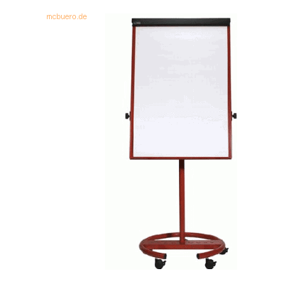 Maul Flipchart funktionell mobil Tafel 70x100cm rot Maul Flipchart funktionell mobil Tafel 70x100cm rot