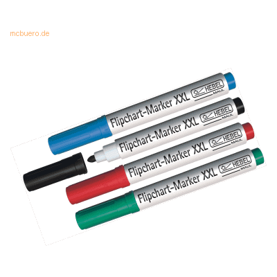 Maul Flipchart-Marker-Set XXL Keilspitze sortiert VE=4 Stück Maul Flipchart-Marker-Set XXL Keilspitze sortiert VE=4 Stück