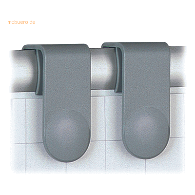 Maul Blockhalter für Flipchart-Blocks 2 Stück grau Maul Blockhalter für Flipchart-Blocks 2 Stück grau