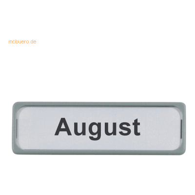 Maul Magnet-Schild 80x25mm Rahmen grau VE=10 Stück Maul Magnet-Schild 80x25mm Rahmen grau VE=10 Stück