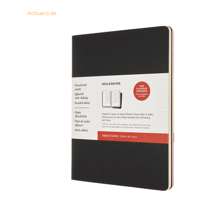 Moleskine Studien-Notizheft Cahier XL 19x25cm liniert 80 Blatt Kartone Moleskine Studien-Notizheft Cahier XL 19x25cm liniert 80 Blatt Kartone