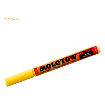 Molotow Permanentmarker One4All 127 HS-CO nachfüllbar 1,5mm zinkgelb Molotow Permanentmarker One4All 127 HS-CO nachfüllbar 1,5mm zinkgelb