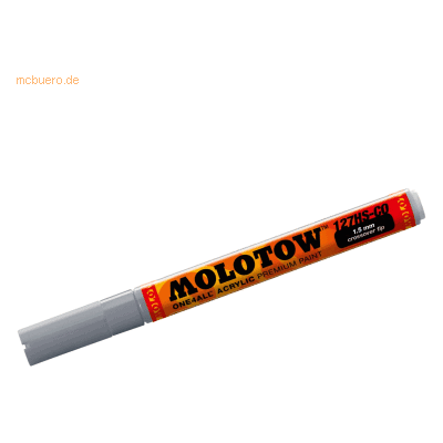Molotow Permanentmarker One4All 127 HS-CO nachfüllbar 1,5mm cool grey Molotow Permanentmarker One4All 127 HS-CO nachfüllbar 1,5mm cool grey