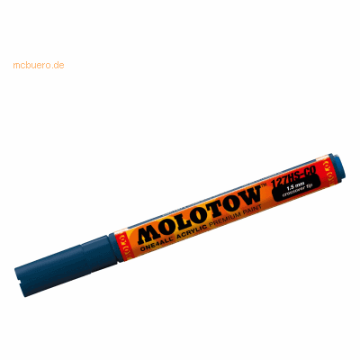Molotow Permanentmarker One4All 127 HS-CO nachfüllbar 1,5mm petrol Molotow Permanentmarker One4All 127 HS-CO nachfüllbar 1,5mm petrol