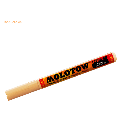 Molotow Permanentmarker One4All 127 HS-CO nachfüllbar 1,5mm saharabeig Molotow Permanentmarker One4All 127 HS-CO nachfüllbar 1,5mm saharabeig
