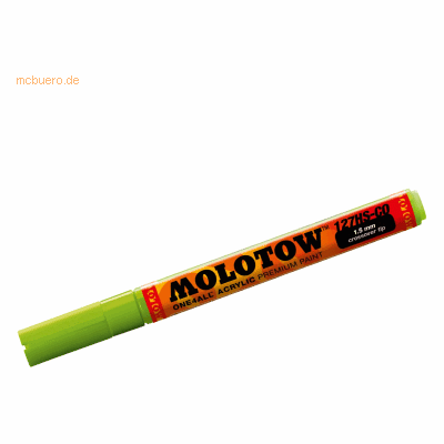 Molotow Permanentmarker One4All 127 HS-CO nachfüllbar 1,5mm grashüpfer Molotow Permanentmarker One4All 127 HS-CO nachfüllbar 1,5mm grashüpfer