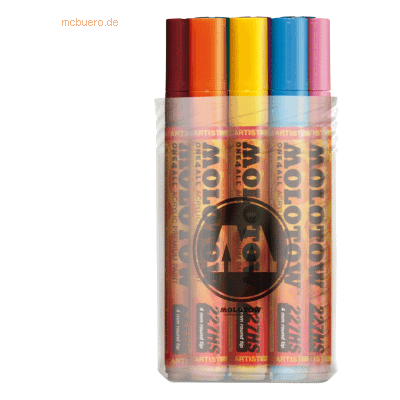 Molotow Permanentmarker One4All 227 HS nachfüllbar 4mm sortiert VE=12 Molotow Permanentmarker One4All 227 HS nachfüllbar 4mm sortiert VE=12