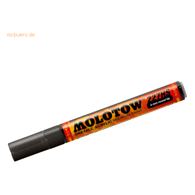 Molotow Permanentmarker One4All 227 HS nachfüllbar 4mm signalschwarz Molotow Permanentmarker One4All 227 HS nachfüllbar 4mm signalschwarz