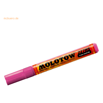 Molotow Permanentmarker One4All 227 HS nachfüllbar 4mm magenta Molotow Permanentmarker One4All 227 HS nachfüllbar 4mm magenta