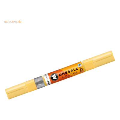 Molotow Permanentmarker One4All Acrylic Twin nachfüllbar 1,5 und 4mm v Molotow Permanentmarker One4All Acrylic Twin nachfüllbar 1,5 und 4mm v