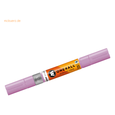 Molotow Permanentmarker One4All Acrylic Twin nachfüllbar 1,5 und 4mm f Molotow Permanentmarker One4All Acrylic Twin nachfüllbar 1,5 und 4mm f