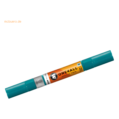 Molotow Permanentmarker One4All Acrylic Twin nachfüllbar 1,5 und 4mm l Molotow Permanentmarker One4All Acrylic Twin nachfüllbar 1,5 und 4mm l