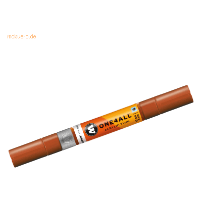 Molotow Permanentmarker One4All Acrylic Twin nachfüllbar 1,5 und 4mm h Molotow Permanentmarker One4All Acrylic Twin nachfüllbar 1,5 und 4mm h