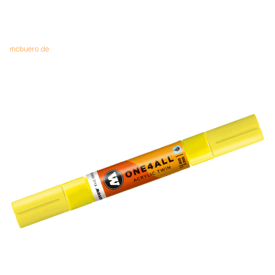 Molotow Permanentmarker One4All Acrylic Twin nachfüllbar 1,5 und 4mm n Molotow Permanentmarker One4All Acrylic Twin nachfüllbar 1,5 und 4mm n