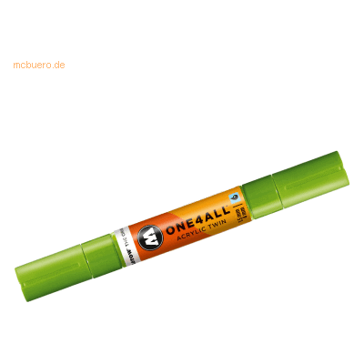 Molotow Permanentmarker One4All Acrylic Twin nachfüllbar 1,5 und 4mm g Molotow Permanentmarker One4All Acrylic Twin nachfüllbar 1,5 und 4mm g