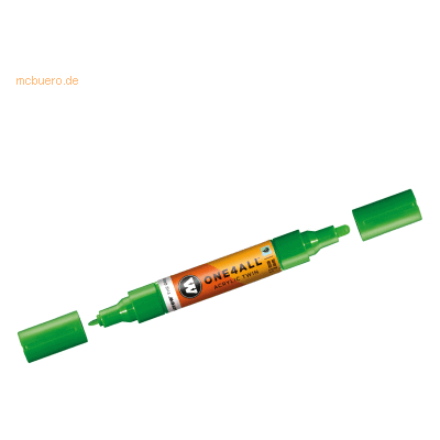 Molotow Permanentmarker One4All Acrylic Twin nachfüllbar 1,5 und 4mm k Molotow Permanentmarker One4All Acrylic Twin nachfüllbar 1,5 und 4mm k
