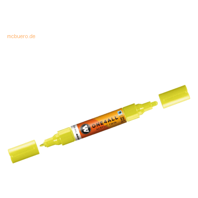 Molotow Permanentmarker One4All Acrylic Twin nachfüllbar 1,5 und 4mm g Molotow Permanentmarker One4All Acrylic Twin nachfüllbar 1,5 und 4mm g
