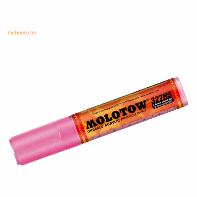 Molotow Permanentmarker One4All 327 HS nachfüllbar 4-8mm neonpink Molotow Permanentmarker One4All 327 HS nachfüllbar 4-8mm neonpink