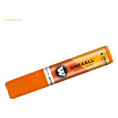 Molotow Permanentmarker ONE4ALL 327 HS nachfüllbar 4-8 mm dare orange Molotow Permanentmarker ONE4ALL 327 HS nachfüllbar 4-8 mm dare orange