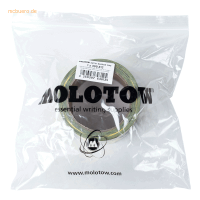 Molotow Absperrband Artist Barrier Tape 50mx75mm gelb/schwarz Molotow Absperrband Artist Barrier Tape 50mx75mm gelb/schwarz