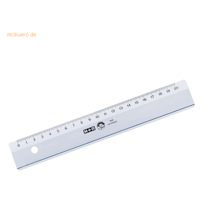 10 x M+R Lineal breit 20cm rauchgrau 10 x M+R Lineal breit 20cm rauchgrau