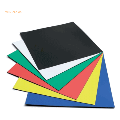 Nobo Magnetbogen 150x150mm 6 Stück sortiert Nobo Magnetbogen 150x150mm 6 Stück sortiert